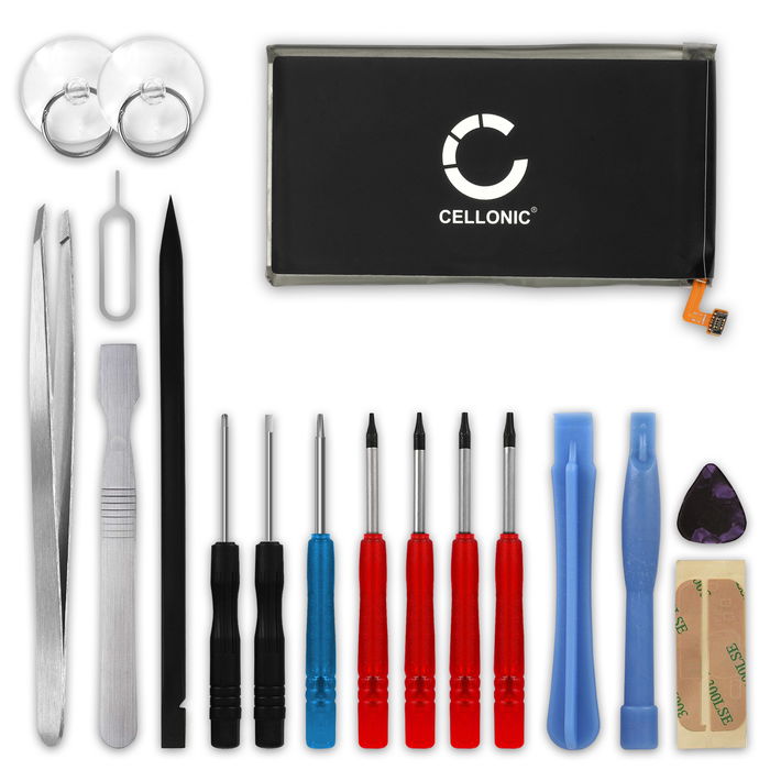 Ersatz Akku für Samsung Galaxy S10 (SM-G973) Handy / Smartphone - Ersatzakku EB-BG973ABU 3300mAh + Werkzeug-Set, Handyakku