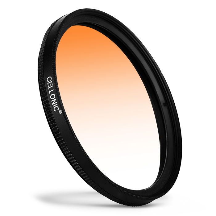Farbverlauf Filter Orange für Olympus M.Zuiko Ø 37mm Verlauffilter