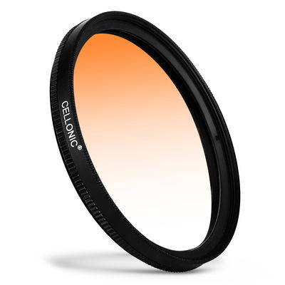 Farbverlauf Filter Orange für Olympus M.Zuiko Ø 37mm Verlauffilter