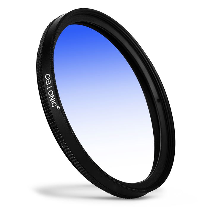 Graduated color filter Blue for Panasonic Lumix Ø 37mm Gradient Filter