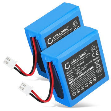 2x 112-0410, LB-105 Ersatz Akku für Safescan 135i 145ix 155-S 155i 165-S 165i 185-S - Kartenlesegerät Ersatzakku 112-0410, LB-105 - Zahlungsterminal Zusatzakku 700mAh, POS Batterie