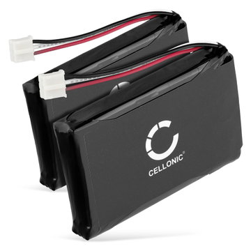 2x 131-0477, LB-205 Ersatz Akku für Safescan 6185 - Kartenlesegerät Ersatzakku 131-0477, LB-205 - Zahlungsterminal Zusatzakku 1200mAh, POS Batterie