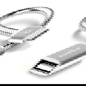 USB OTG Kabel für Honor 20 / 20 Pro / 8A (2020) / 9X / 9X Pro Handy - OTG Adapter USB C Type C Stecker auf USB A Buchse - USB Host Anschluss, On The Go Adapterkabel silber