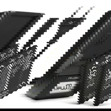 2x Akku für Toshiba Camileo P10 S10 P30 H20 HD H10 Pro HD PDR-5300 PDR-T20 PDR-T30 1180mAh + Ladegerät von CELLONIC