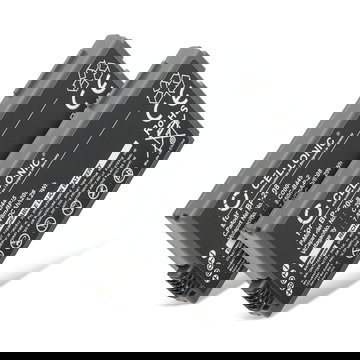 2x Battery for Canon DC100 DC20 DC10 DC40 DC95 DC19 DC201 MVX4i MVX460 DC21 DC220 MVX450 HR10 BP-208 BP-208DG (700mAh, 7.4V) from CELLONIC