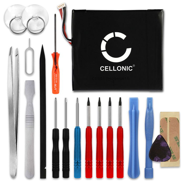 HAC-003 Ersatz Akku für Nintendo Switch (2017-2019) - HAC-001 - Console / Controller Ersatzakku 3600mAh + Werkzeug-Set, Batterie