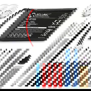 Akku für Sony PlayStation 4 Dualshock 4 Wireless Controller (Version 2) 1000mAh + Werkzeug-Set von CELLONIC