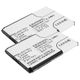 2x Akku 900mAh