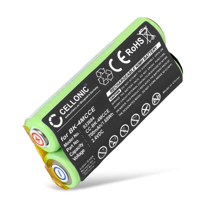 WATERPIK Sensonic Plus SR-3000E Akku 700mAh Ersatzakku Batterie von subtel