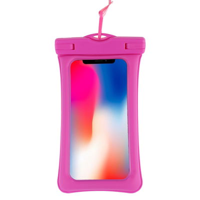 Wasserdichte Tasche / Hülle für Smartphone, GPS, MP3-Player (3" - 5,5") Tasche Case Schutzhülle, rosa