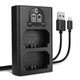 Doppelladegerät + USB Kabel