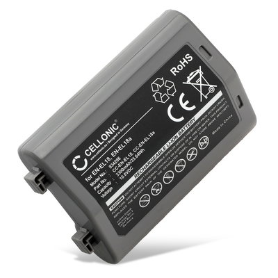 EN-EL18 Ersatz Akku für Nikon D4, D4s, D5, D6 - Kamera Ersatzakku - Kameraakku 3300mAh, Batterie