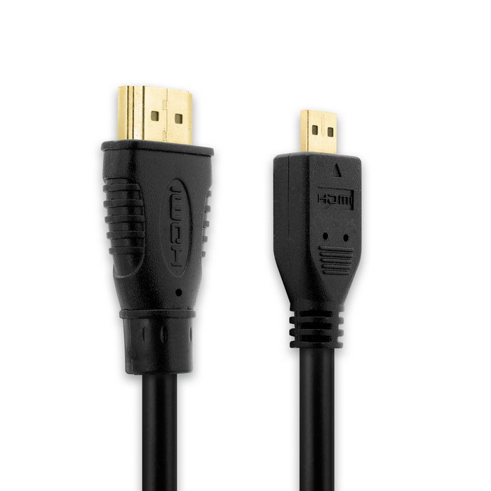 Micro HDMI Type D Cable for Nikon CoolPix P1000 P610 P900 P950 S9900 W100 W150 Z 50 CoolPix A1000 A900 Coolpix AW120 AW130 Coolpix B500 B600 TV, DVD, Blu-Ray, Camera, Monitor - 3m Micro HDMI Type D to HDMI Standard (Type A) Lead