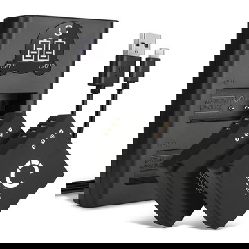 2x Kamera Akku für Panasonic GX9 GX7 GX80 LX100 II Lumix GX80 TZ81 TZ80 TZ90 TZ95 TZ100 TZ202 DC-GX9 GF3, DMW-BLG10 - DMW-BLG10 DMW-BLE9PP Ersatzakku 730mAh + Dual Ladegerät DE-A98A Ladekabel, Batterie