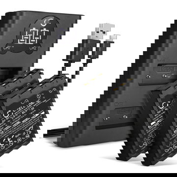 2x BLS-50 Battery for Olympus OM-D E-M10 Mark III II E-M5 Mark III Pen E-PL9 E-PL1 PL10 PL2 E-PL8 E-PM1 900mAh BLS-5 Battery Replacement + USB LCD Dual Charger