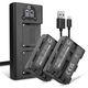 2x Akku 1600mAh+ Dual Ladegerät