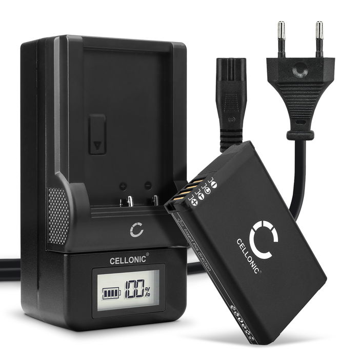 Garmin Virb Elite 1.4 Akku + Ladegerät 2200mAh Ersatzakku Batterie von CELLONIC