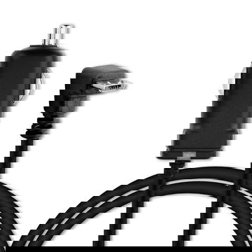 KFZ Ladekabel für Garmin Edge 1030 1000 820 520 / DashCam 55 / Zumo 595 / Approach G8 - 1.1m, 5V, 1A Auto Ladegerät 90° abgewinkelter Stecker