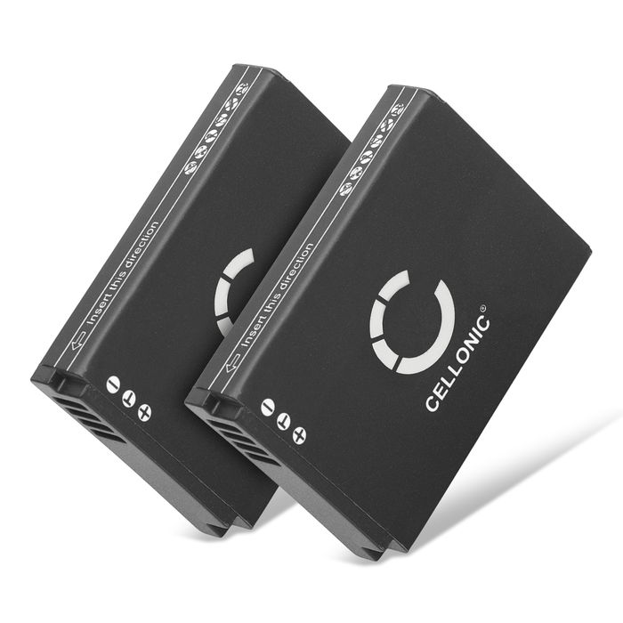 2x Akku für Samsung PL210 PL211 SH100 ST200 / ST200F ST201 / ST201F ST205F WB210 750mAh von CELLONIC