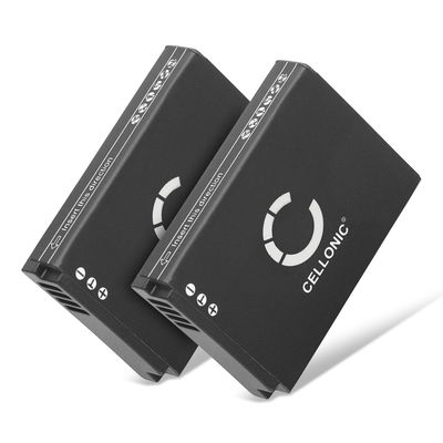2x Akku für Samsung PL210 PL211 SH100 ST200 / ST200F ST201 / ST201F ST205F WB210 750mAh von CELLONIC