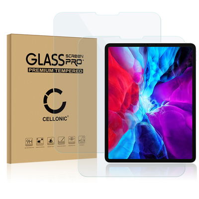 2x CELLONIC Display Schutzglas kompatibel mit Apple iPad 12,9 2020 (A2229 / A2233) Tabletglas - 3D Case-friendly 9H 0,33mm Full Glue Transparent - Tablet Schutzfolie Displayschutz Glas Folie, Screen Protector Glass