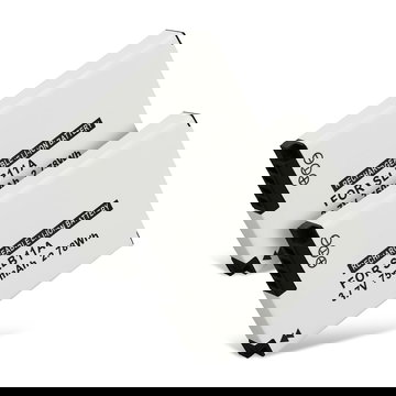 2x EA-SLB11A SLB-11A Ersatz Akku für Samsung WB100 WB5000 WB550 WB600 WB2000 EX1 PL50 PL55 PL65 L200 L100 ES60 ES55 ST1000 TL240 CL5 - Kamera Ersatzakku - Kameraakku 750mAh, Batterie