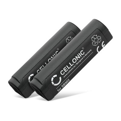 2x Battery for Shure GLXD1, Shure GLXD2, Shure MXW2, Shure GLX-D Digital Wireless Systems 1100mAh from CELLONIC