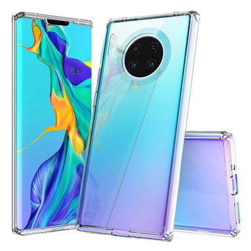 subtel Schutzhülle Backcover kompatibel mit Huawei Mate 30 Pro Handyhülle Handytasche Hülle TPU Handyschutz Tasche Back Case Bumper Transparent