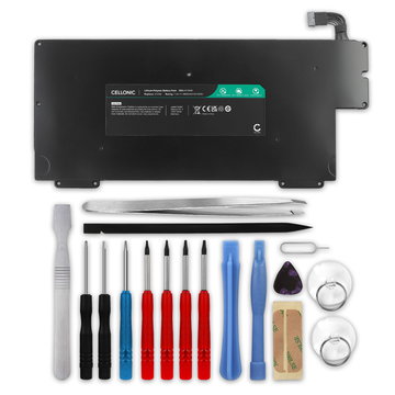Akku für Apple MacBook Air 13 - A1237, A1304, A1245 Laptop - 4800mAh 7.4V + Werkzeug-Set