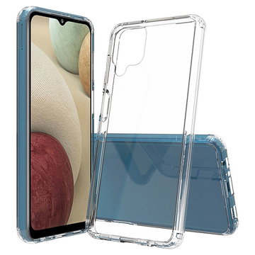 subtel Schutzhülle Backcover kompatibel mit Samsung Galaxy A12 (SM-A125) Handyhülle Handytasche Hülle TPU Handyschutz Tasche Back Case Bumper Transparent