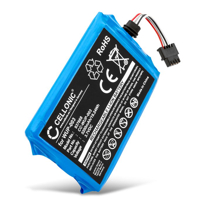 WUP-003 Ersatz Akku für Nintendo Wii U GamePad - Console / Controller Ersatzakku 5200mAh , Batterie