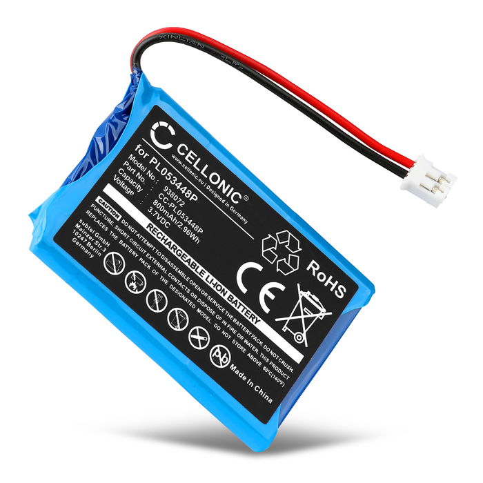 Akku für NOLAN N86, N85, N43, N43 Air, N103, N71, N43E Air, N43E, B901R PL053448P (800mAh, 3.7V) von CELLONIC