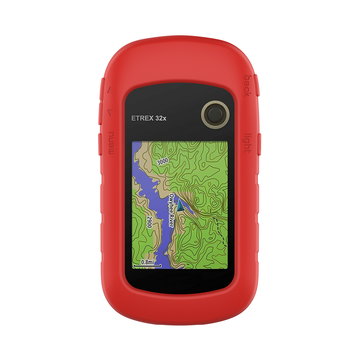 subtel Silicone Case for Garmin eTrex 10 eTrex 20 eTrex 20x eTrex 22x eTrex 30 eTrex 30x eTrex 32x Cover - Protective Bumper Shell Skin Shockproof Rubber Housing for GPS SatNav Sat Nav Navi - Red