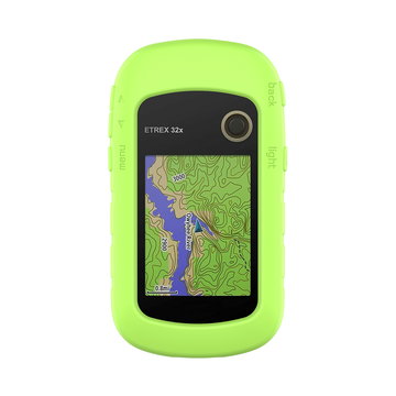 subtel Silicone Case for Garmin eTrex 10 eTrex 20 eTrex 20x eTrex 22x eTrex 30 eTrex 30x eTrex 32x Cover - Protective Bumper Shell Skin Shockproof Rubber Housing for GPS SatNav Sat Nav Navi - Green