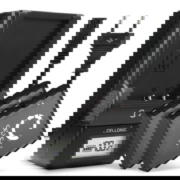 2x Akku NP-40 + Ladegerät für Casio Exilim EX-FC100 EX-Z1000 Z1050 EX-Z40 EX-Z50 Z55 Z57 CELLONIC