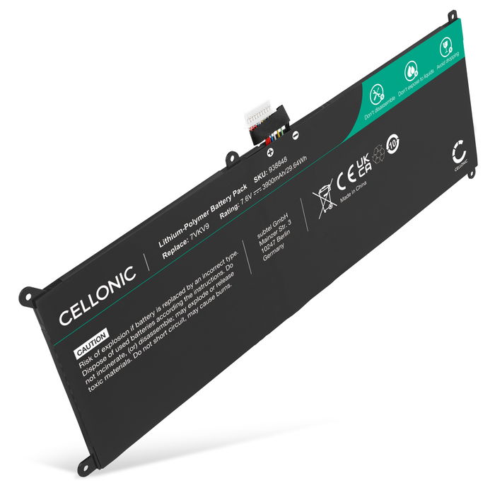 Dell XPS 12 Akku 3900mAh Ersatzakku Batterie von subtel