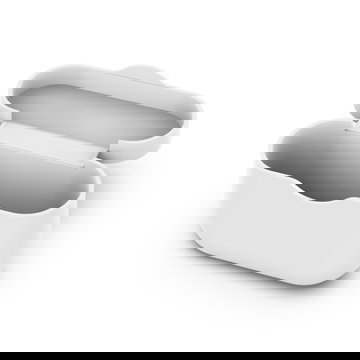 Charging Case for Sony WF-1000XM3 Earbuds – Replacement Protective Silicone Sheath Shell Case Cover Skin Portable Shockproof Water-Resistant – White