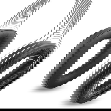 Headset Ersatz Ohrpolster aus Schaumstoff für Sennheiser GSP 300, GSP 301, GSP 302, GSP 303, GSP 350, GSP 370 Kopfhörer, Headphone Pads, Ohrhörer Polster, Ersatzpolster Kopfhörerpolster Kissen, Earpads