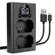 Dual Charger + USB Cable