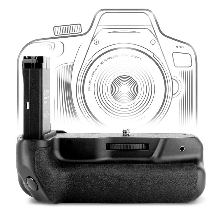 BG-1X Battery Grip for Canon 77D, 800D, 9000D, Kiss X9i, Rebel T7i Cameras – LP-E17 Vertical Portrait Grip