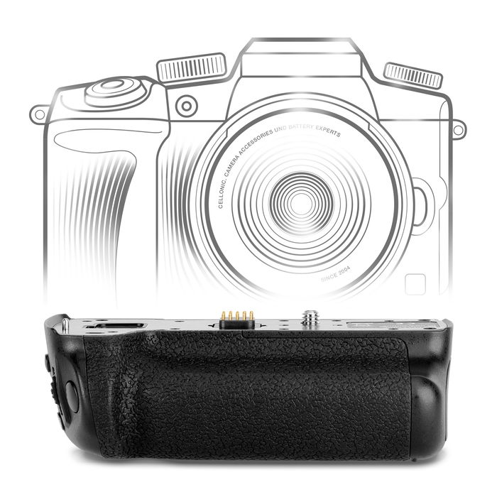 DMW-BGGH5 Batteriegriff für Panasonic Lumix GH5, Lumix GH5 II Kameras – DMW-BLF19 Vertikaler Hochformatgriff