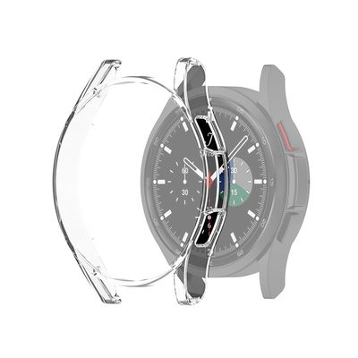 subtel Schutzhülle für Samsung Galaxy Watch 4 Classic (42mm) Bumper Case für 360° Schutz v. Gehäuse u. Touch Bildschirm - Smartwatchcase, Hülle Protector, Transparent