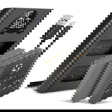 2x CELLONIC Camera Battery for Olympus OM-D E-M1 OM-D E-M5 Mark II Pen E-P5 Pen-F Replacement BLN-1 Battery 1140mAh Backup + Dual Charger BCN-1