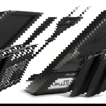 2x Ersatz Akku DMW-BLK22 + Ladegerät DMW-BTC15 für Panasonic Lumix G9 GH5 II GH5S DC-GH5 II DC-GH6 DC-S5 II DC-S5 IIX DC-G9 II Kamera - 2250mAh Ersatzakku Batterie, Ladekabel, Akkuladegerät