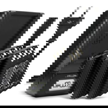 2x Battery for Panasonic Lumix G9 GH5 II GH5S DC-GH5 II DC-GH6 DC-S5 II DC-S5 IIX DC-G9 II DMW-BLK22 (2250mAh, 7.4V) + Charger from CELLONIC