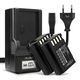 2x Battery (2250mAh, 7.4V) + Charger