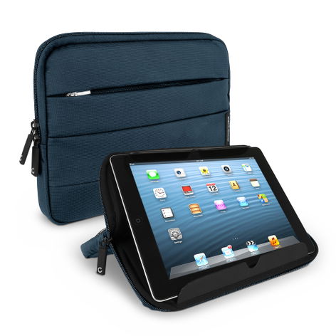 CELLONIC Universal Tablet Hülle für 10.1 Zoll Tablets und eBook Reader - Tablet Schutzhülle mit Anti-Shock Bubbles Blau, wasserabweisend, aus Nylon | Tablet Sleeve, Tasche