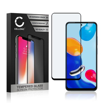 Displayschutzglas Xiaomi Redmi Note 11 (3D Case-friendly, 9H, 0,33mm, Full Glue) Displayschutz Tempered Glass
