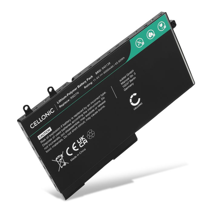 Akku für Dell Latitude 5400, 5401, 5501, 5511, 7506, 7591 Laptop - 4000mAh 11.4V 