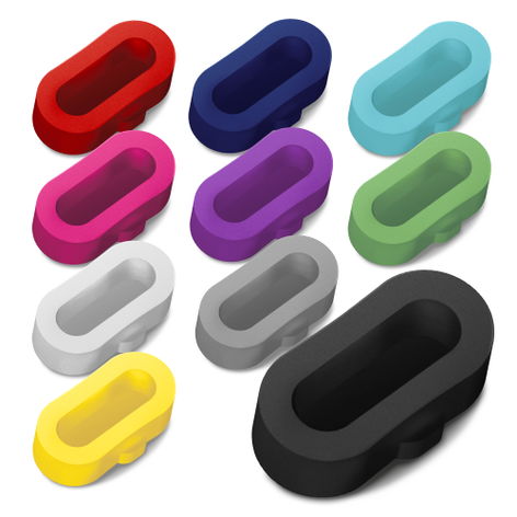 subtel 10x Staubschutzkappe für Garmin Vivoactive, Venu, Fenix, Approach, Forerunner, Instinct, Epix Anschluss Abdeckung - Ladebuchse Staubschutz Stöpsel - Staubschutzabdeckung Anti Dust Plug Cover